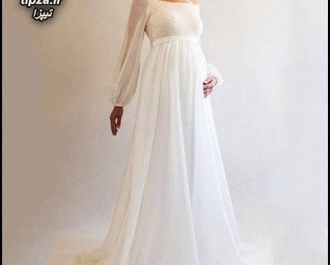عکس لباس مجلسی بارداری ساده و شیک