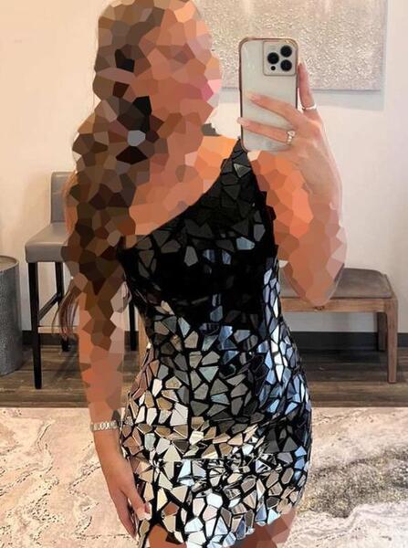 عکس لباس مجلسی اینه ای کوتاه