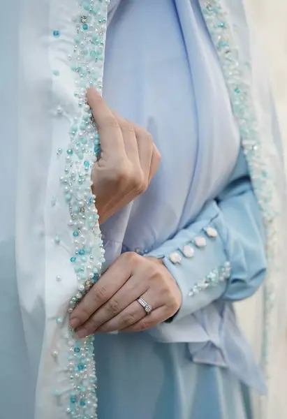 عکس لباس مجلسی زنانه آبی روشن