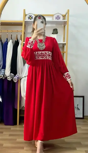 عکس لباس مجلسی افغانی زنانه جدید
