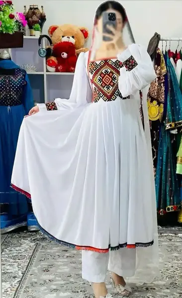 عکس لباس مجلسی افغانی زنانه جدید