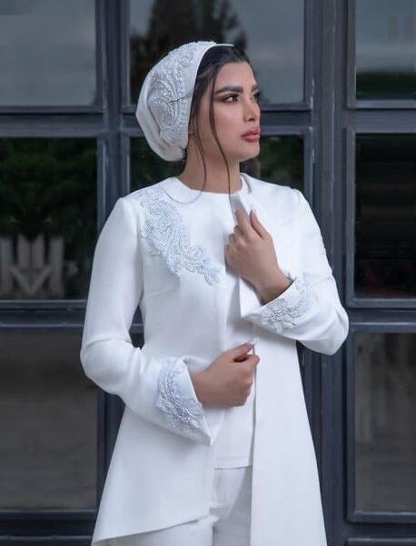 عکس مدل مانتو برای عقد محضری