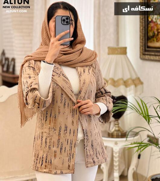 عکس مدل مانتو پارچه غواصی