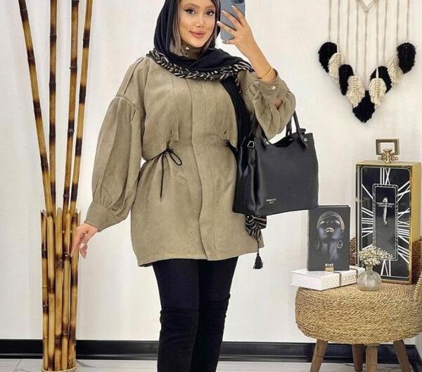 عکس مدل مانتو پارچه غواصی