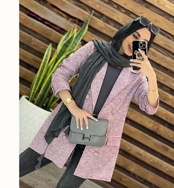 عکس ست لباس صورتی مشکی دخترانه