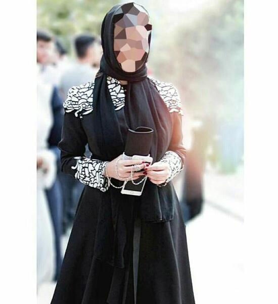 عکس مدل مانتو فانتزی مشکی