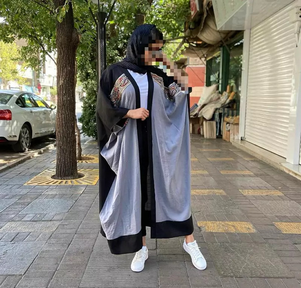 عکس مدل مانتو فری سایز بلند