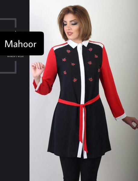 عکس مدل مانتو فون دار زنانه
