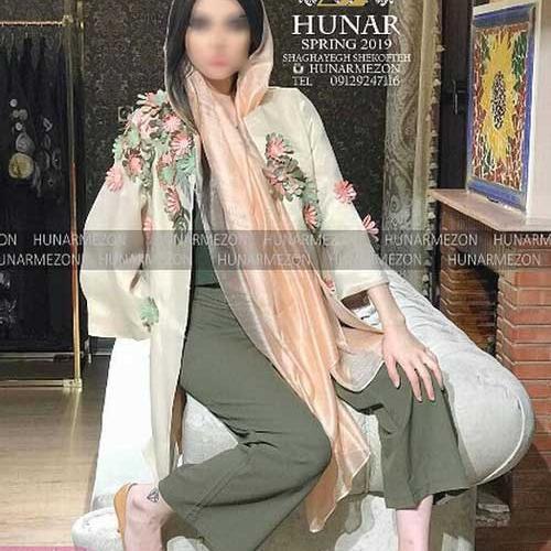 عکس مدل مانتو فون دار زنانه