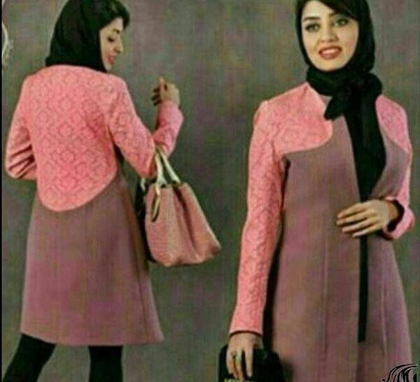 عکس مدل مانتو فون دار زنانه