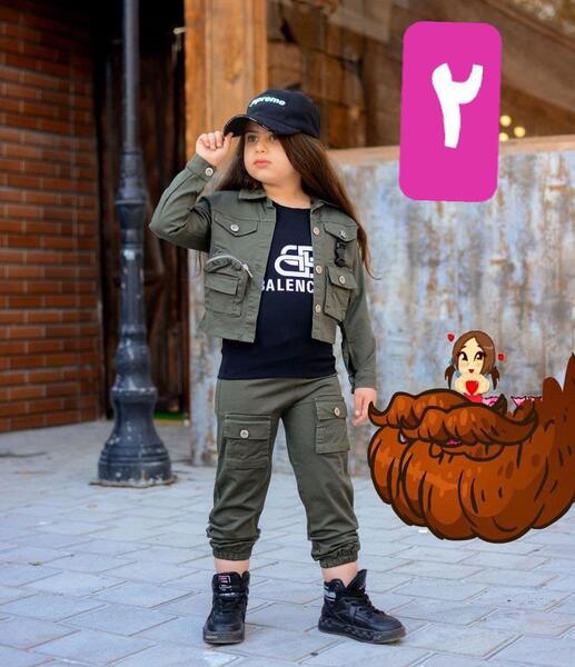عکس ست کت شلوار اسپرت دخترانه