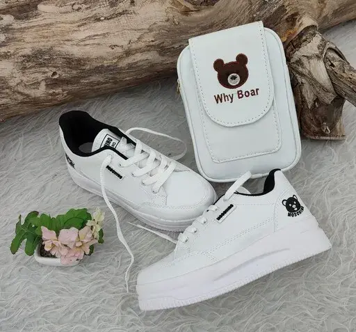 عکس کیف و کفش ست دخترانه اسپرت