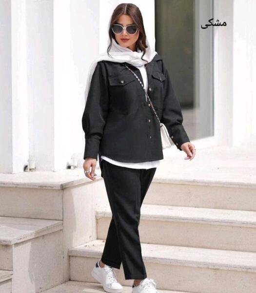 عکس مدل ست مانتو شلوار اسپرت دخترانه