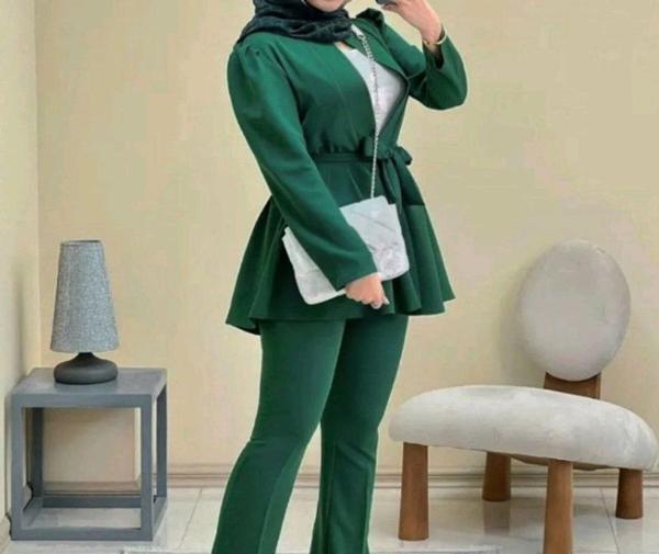 عکس مدل ست مانتو شلوار اسپرت دخترانه