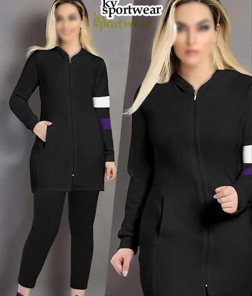عکس مدل ست مانتو شلوار اسپرت دخترانه