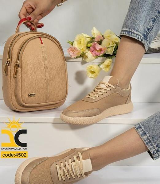 عکس کیف و کفش ست اسپرت دخترانه