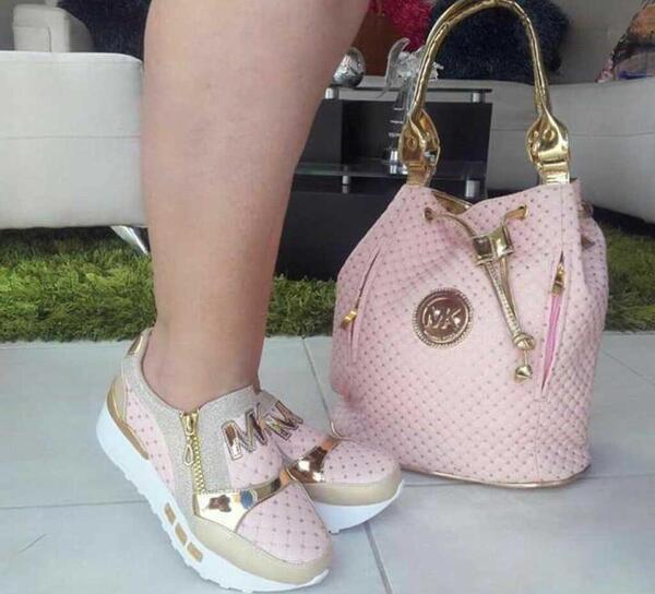 عکس کیف و کفش ست اسپرت دخترانه