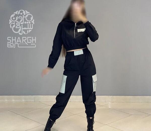 عکس ست هودی شلوار دخترانه اسپرت