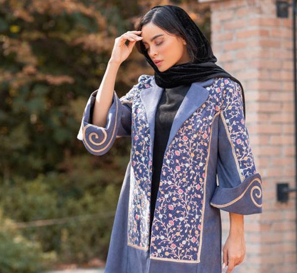 عکس مدل مانتو کوتاه جلو باز
