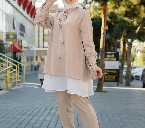 عکس مدل مانتو کرپ حریر ساده و شیک
