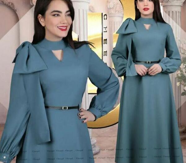 عکس مدل مانتو کرپ حریر ساده و شیک