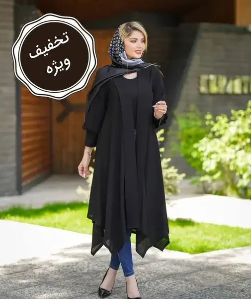 عکس مدل مانتو کرپ حریر کوتاه