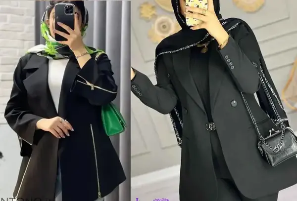 عکس مدل مانتو کتی اسپرت مشکی