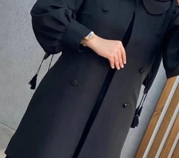 عکس مدل مانتو کتی اسپرت مشکی