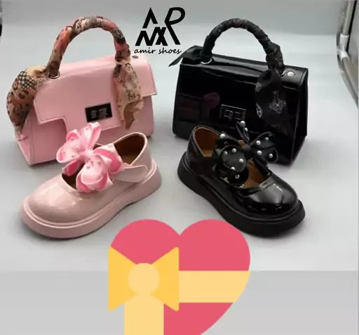 عکس ست کیف و کفش اسپرت دخترانه برای مدرسه