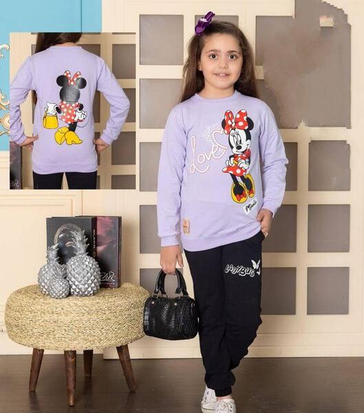 عکس ست بلوز شلوار دخترانه اسپرت زمستانی