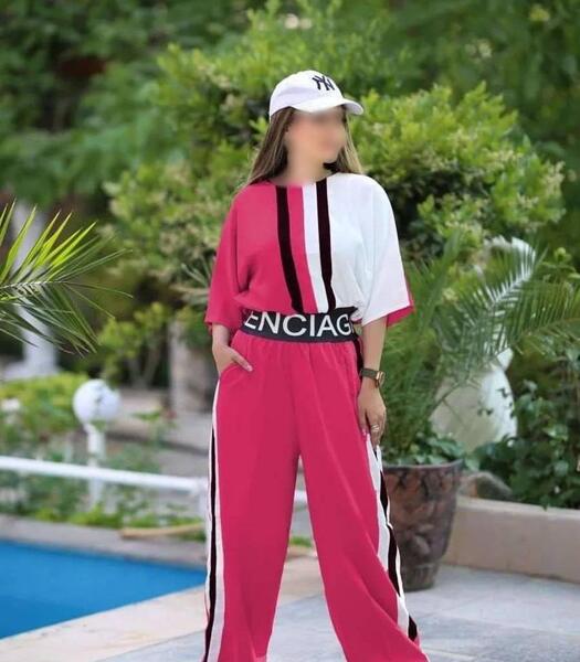 عکس ست بلوز شلوار دخترانه اسپرت تابستانی
