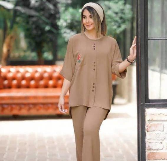 عکس ست بلوز شلوار دخترانه اسپرت خانگی