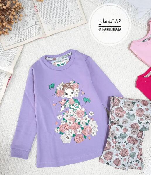 عکس ست بلوز و شلوار دخترانه اسپرت