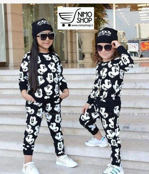 عکس ست بلوز و شلوار دخترانه اسپرت