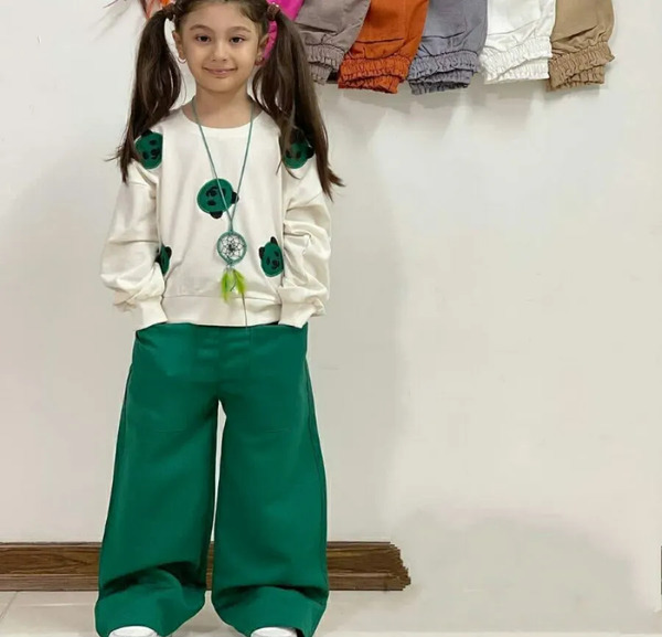 عکس ست بلوز و شلوار دخترانه اسپرت