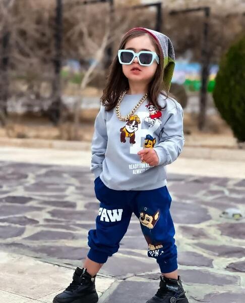 عکس ست لباس دخترانه اسپرت بچه گانه