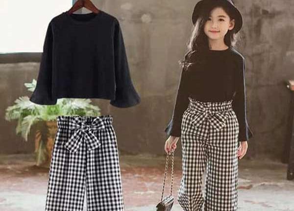 عکس ست بلوز شلوار دخترانه اسپرت بچه گانه