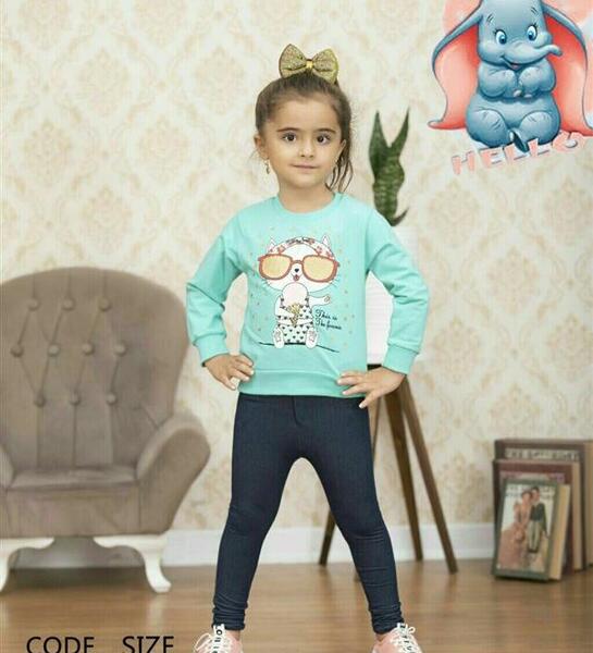 عکس ست بلوز لباس بچه گانه دخترانه اسپرت