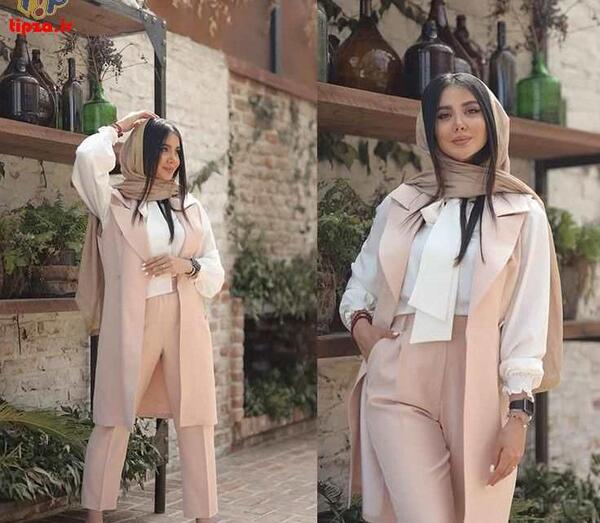 عکس ست مانتو جدید دخترانه
