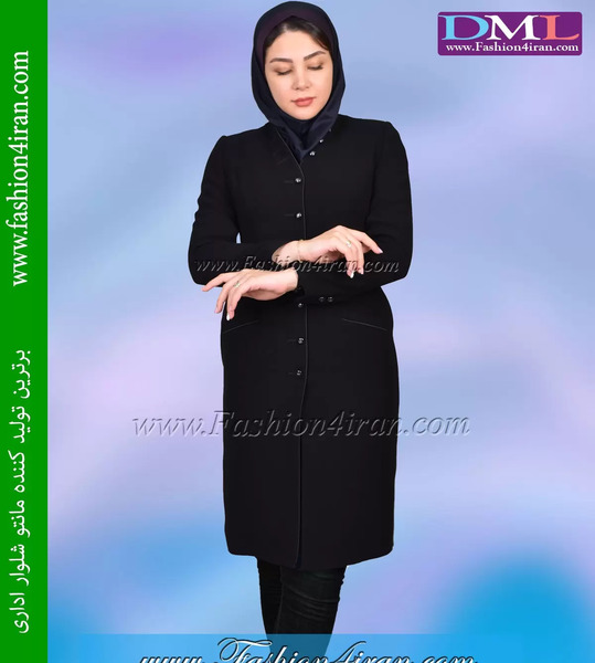 عکس مدل مانتو کرپ مشکی مجلسی