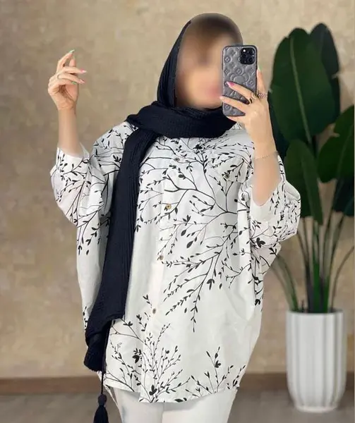 عکس مدل مانتو کیمونو جلو بسته