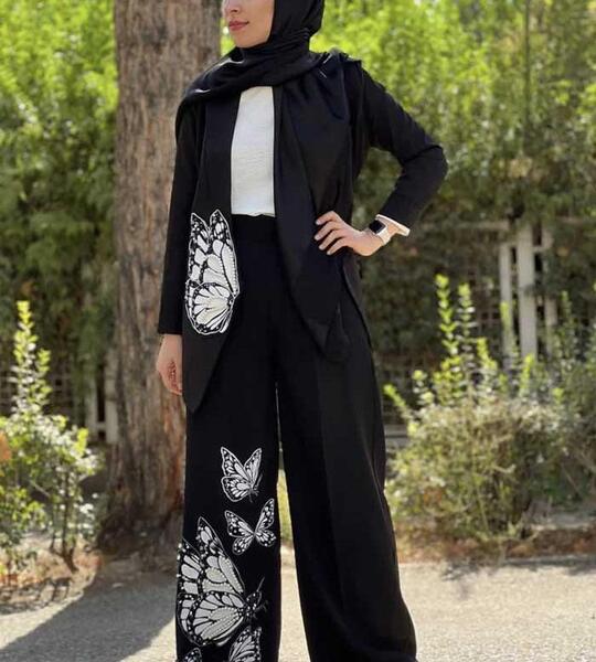 عکس مدل مانتو کرپ باربی دخترانه