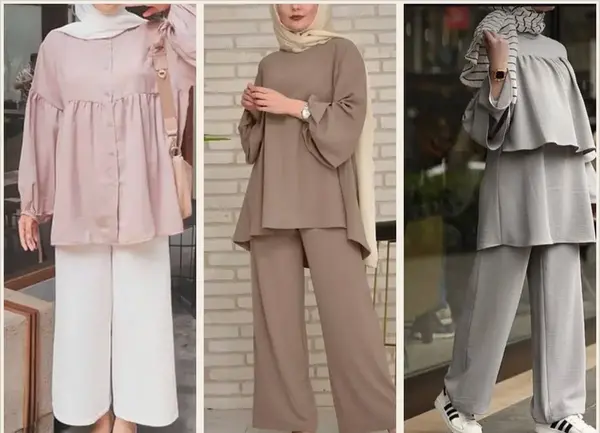 عکس ست بلوز و شلوار دخترانه جدید