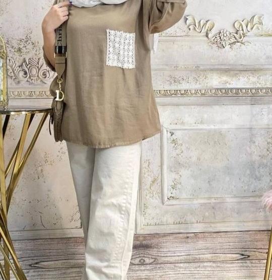 عکس مدل مانتو گشاد کوتاه جلو بسته