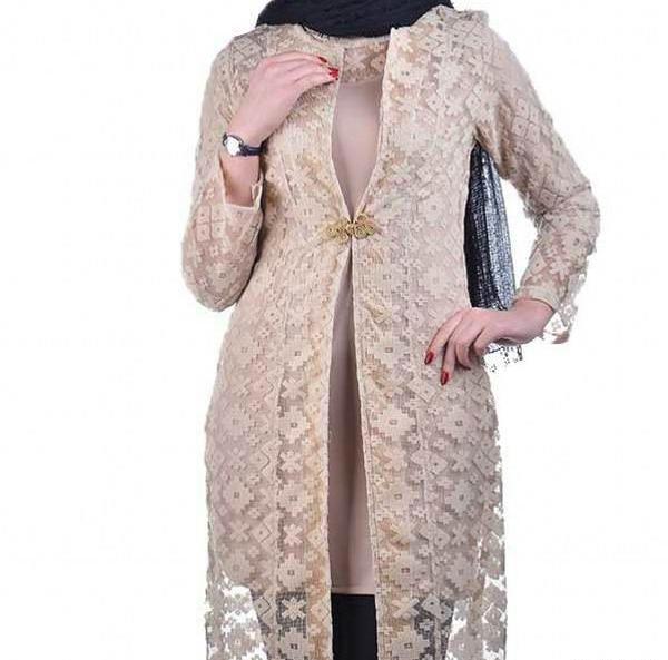 عکس مدل مانتو گیپور و ساتن