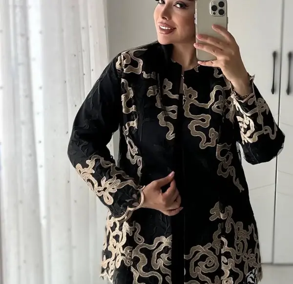 عکس مدل مانتو گیپور و ساتن