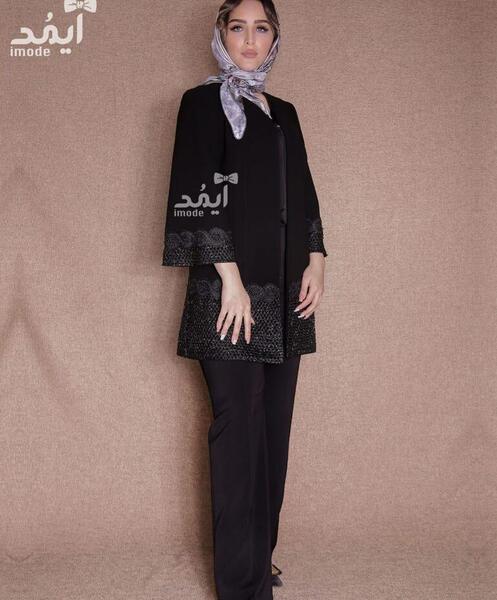 عکس مدل مانتو گیپور کوتاه