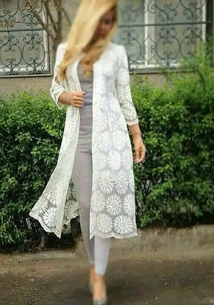 عکس مدل مانتو گیپور کتی