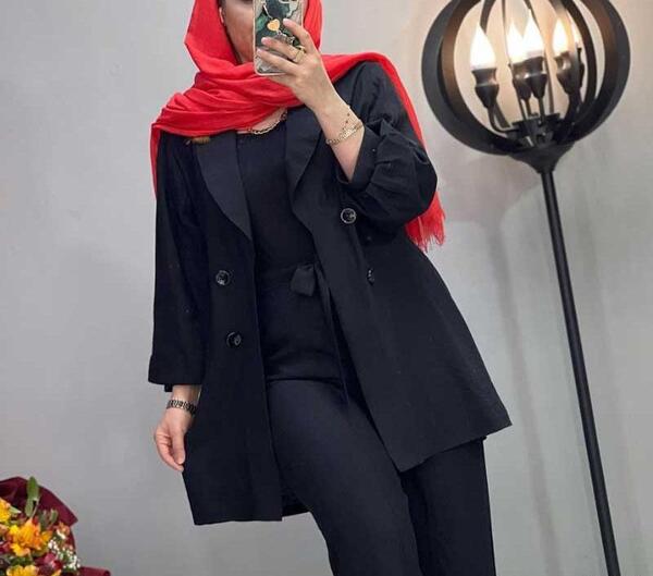 عکس مدل مانتو گشاد مشکی