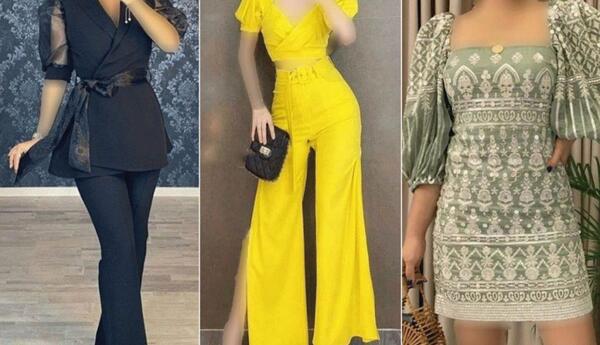 عکس ست لباس دخترانه لاکچری مجلسی